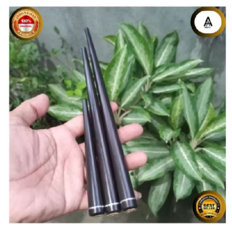 Once Pipa Cangklong Kayu Kelor Hitam 20cm Multifungsi