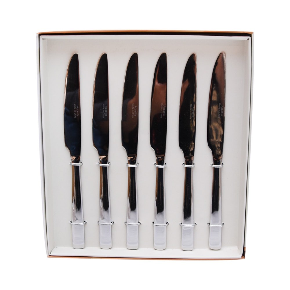 Informa Appetite Set Pisau Makan Zayn 6 Pcs Table Knife Set Piso Meja Serbaguna Peralatan Makan Food