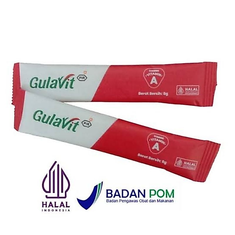Gulavit Sachet/Gula pasir Stick 50 Sachet @8gr