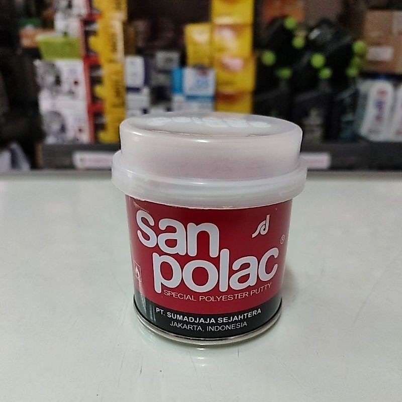 SANPOLAC DEMPUL 250 Gram/Dempul Plastik Sanpolac1/4 Dempul Sanpolac 250 Gram