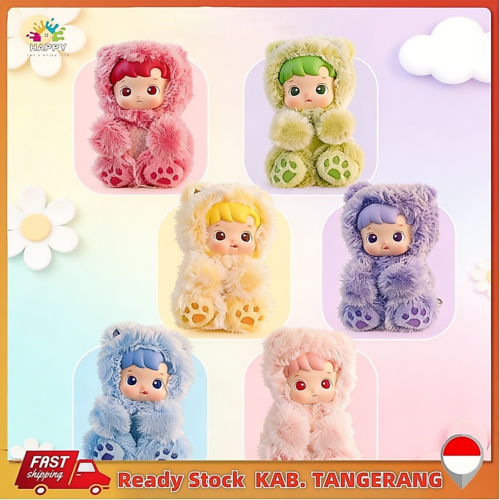 Blindbox Hacipupu Gummy Bear Series GantunganCharm Mainan Boneka Hacipupu Blind Box