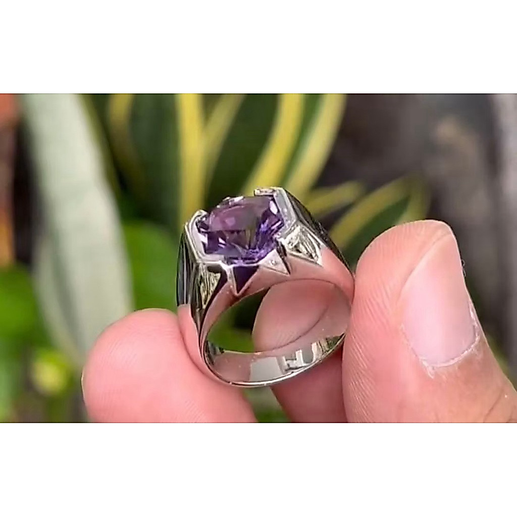 cincin custom batu asli ruby