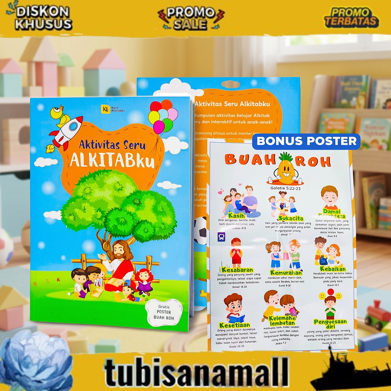 READY NICE Kuis Aktivitas Seru Alkitabku Edukasi Anak Sekolah Minggu Kristen Katolik Kreatif Interak