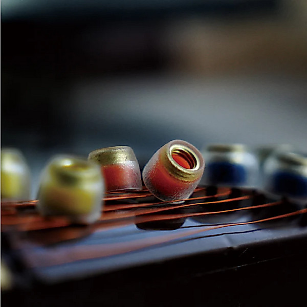 Farmora00 Tangzu Tang Sancai Noble Wide Bore Brass Edition Liquid Silicone Hybrid Eartips In Ear