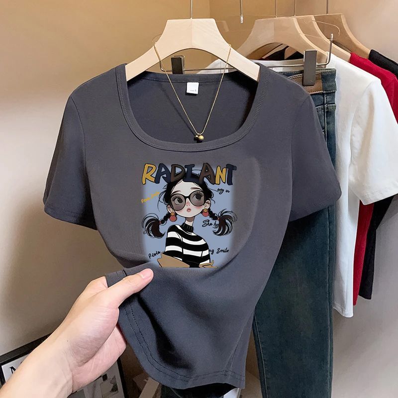 Women's New Slim-Fit Short-Sleeve T-Shirt