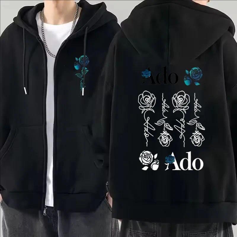 Jaket zipper hoodie Ado - Casual Fashion unisex jacket manga anime