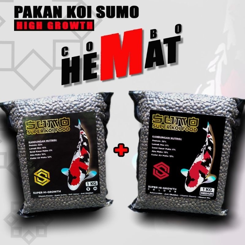 PROMO Pakan Ikan Koi Sumo Hemat Protein Tinggi