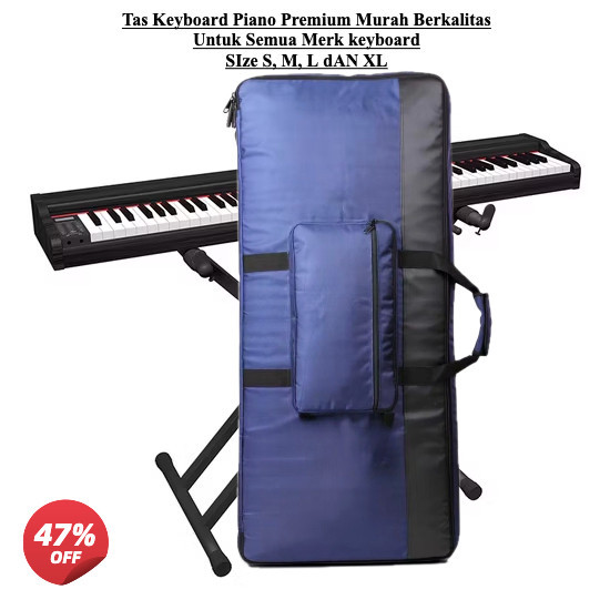 Tas Keyboard Piano Murah Kuat Awet Universal Lapis Busa Tebal Anti Air Semua Merk Orgen Tunggal