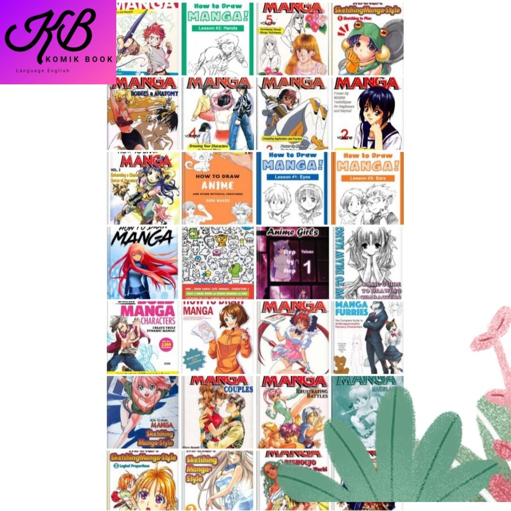 how to draw manga buku how to draw manga series terlengkap