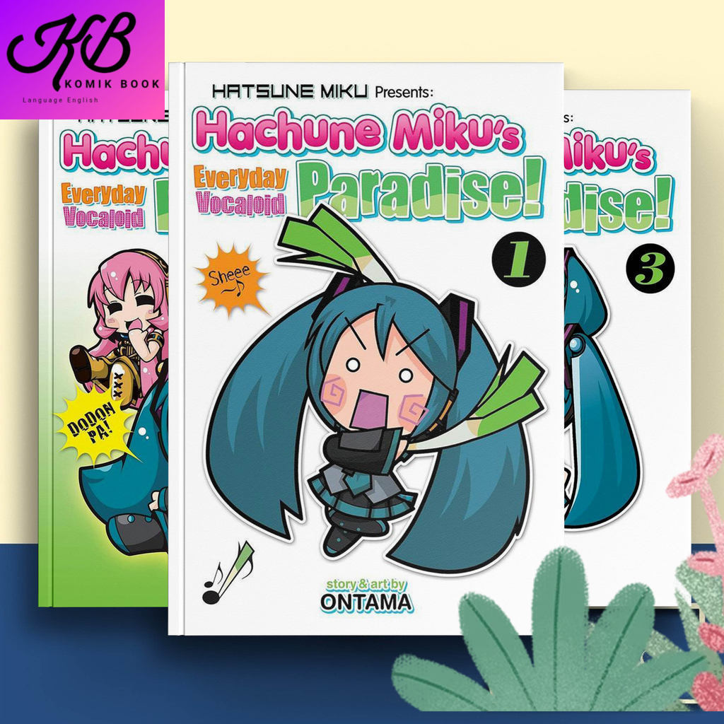Hatsune Miku Presents: Hachune Miku’s Everyday Vocaloid Paradise, Vol. 1-4 ( Komik Manga ) by Ontama