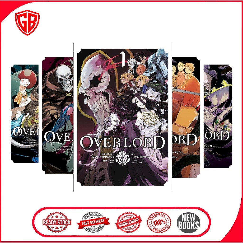 Overlord manga (19 Book Series) by Kugane Maruyama