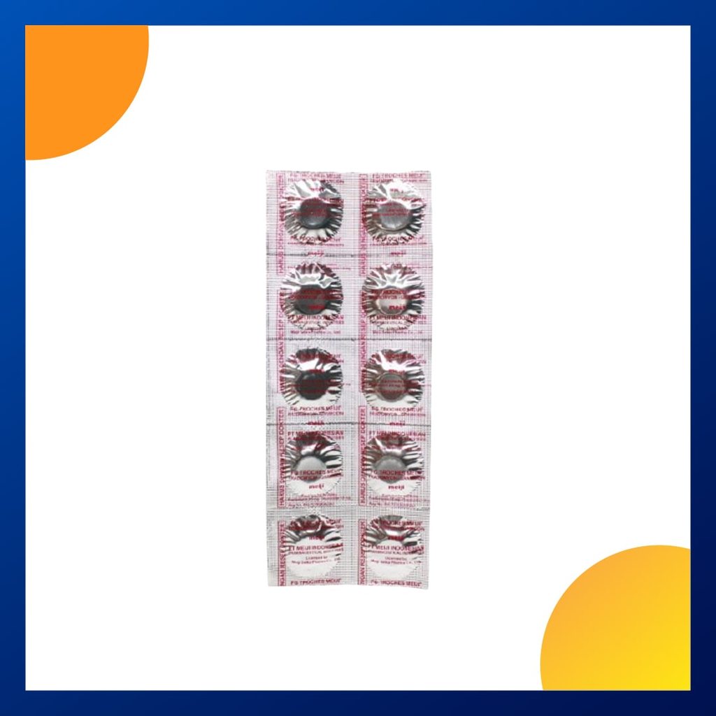 FG TROCHES MEIJI 1 STRIP @ 10 TABLET HISAP