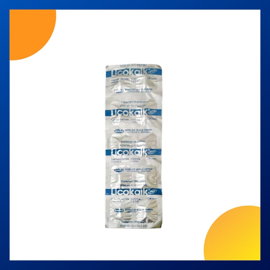 Licokalk Plus Strip 10 Kaplet