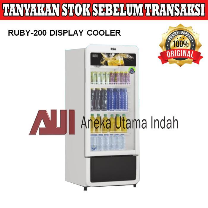 RSA RUBY-200 Display Cooler - Showcase Pendingin Minuman / Lemari Pendingin Minuman - Showcase 1 Pin