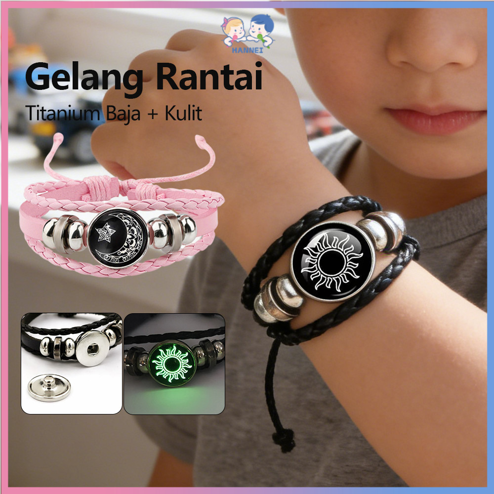 Hannei Gelang Couple Kekasih Matahari dan Bulan Gelang Matahari dan Bulan Banyak Lapisan Gelang Pasa