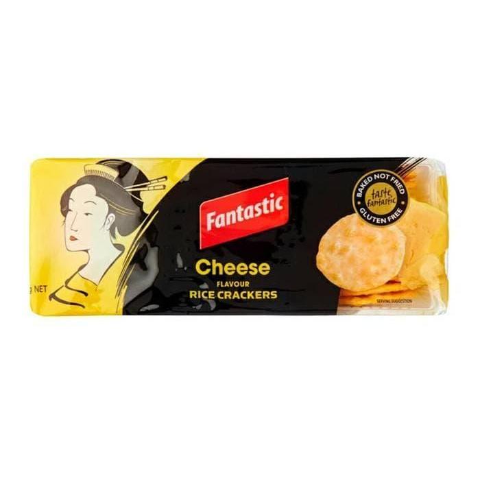 Fantastic Rice Cracker Cheese Original Sour Cream Chives Seaweed BBQ