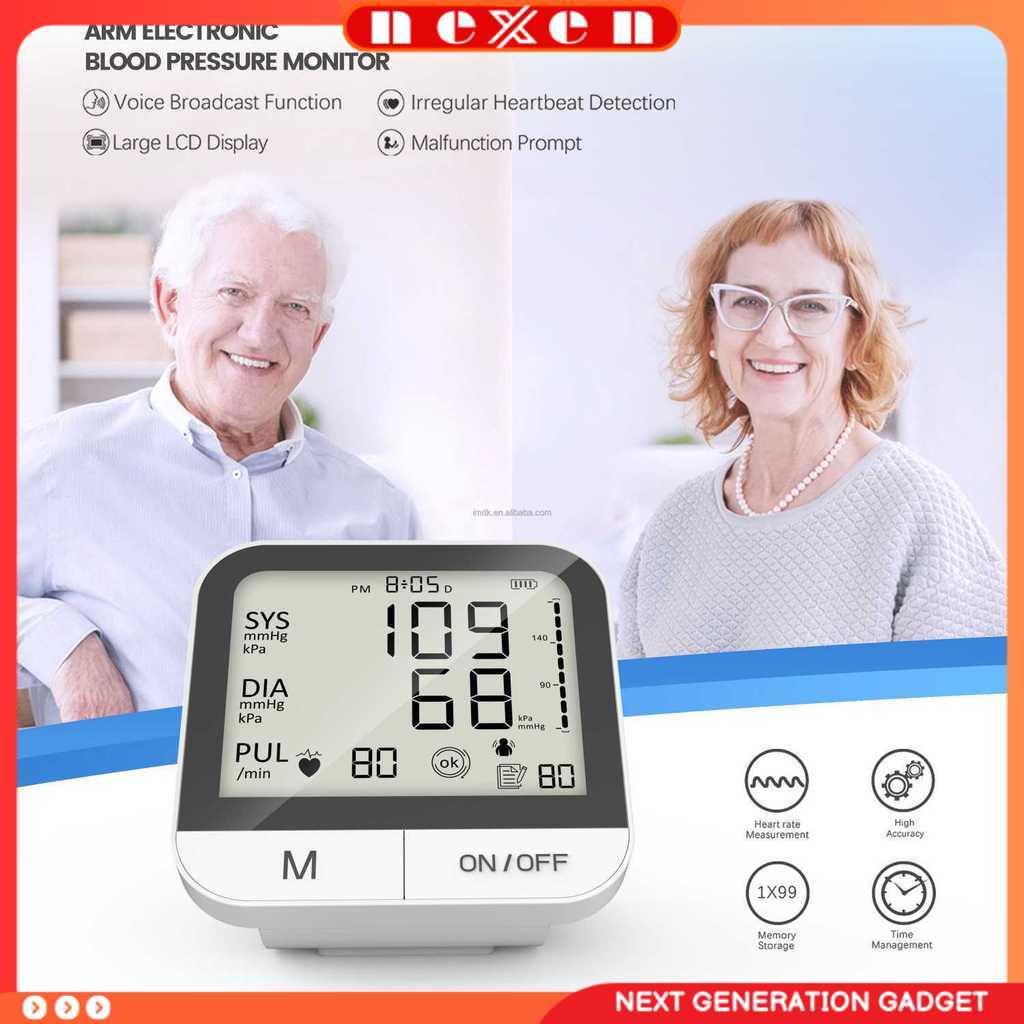 Tensimeter Digital Pengukur Tekanan Darah English Voice - BMP-A7VL