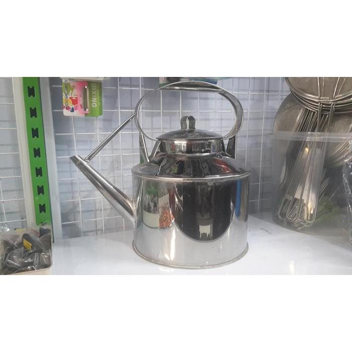 teko ceret angkringan klasik stainless steel 5 liter