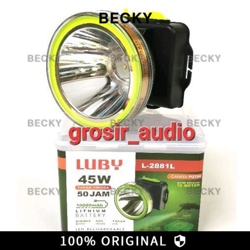 BECKY SENTER KEPALA LUBY L2881L 45W ,SENTER KEPALA LUBY L2881K ,SENTER HEAD LUBY 2881 ,LUBY 2881 ORI