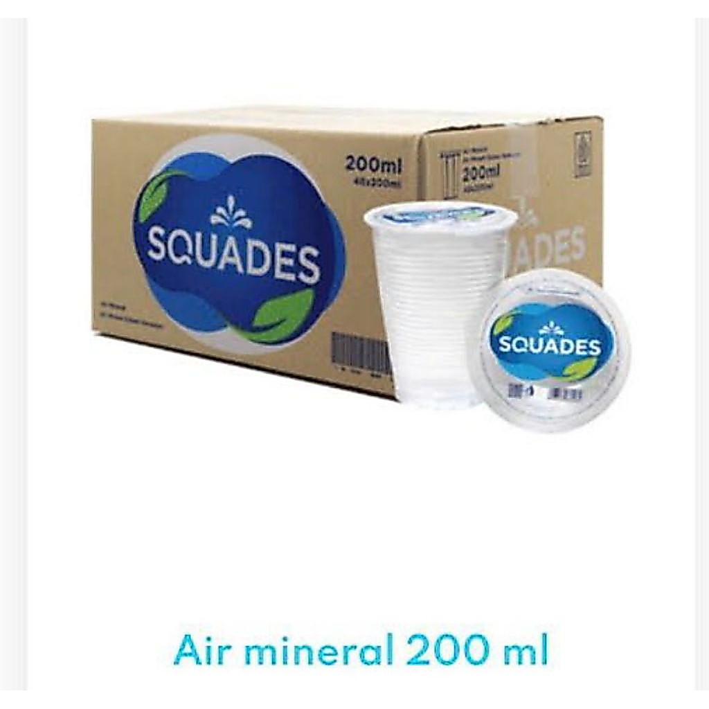 Air Mineral Squades Gelas
