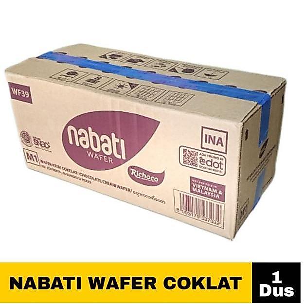 ( 1 Dus Isi 80 Pcs ) Nabati/Nabati Wafer 2000/Wafer Nabati Coklat Keju Susu Kue Dus Terjamin