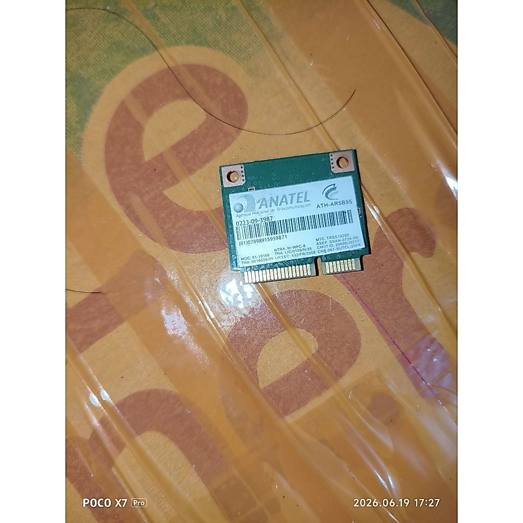 wifi card laptop anatel ath-ar5b95