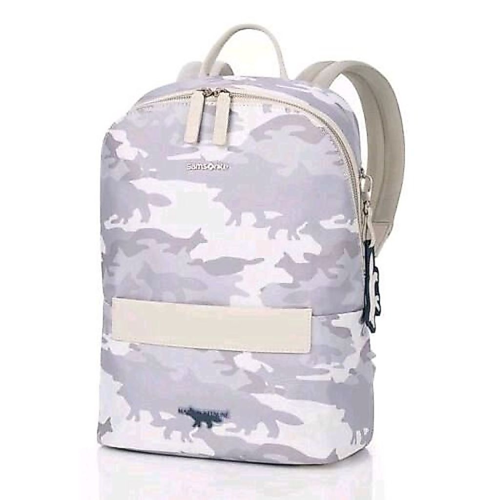 Samsonite X MK Maison Kitsune Limited Edition Backpack Original Tas Ransel Pria / Wanita - Camo Whit