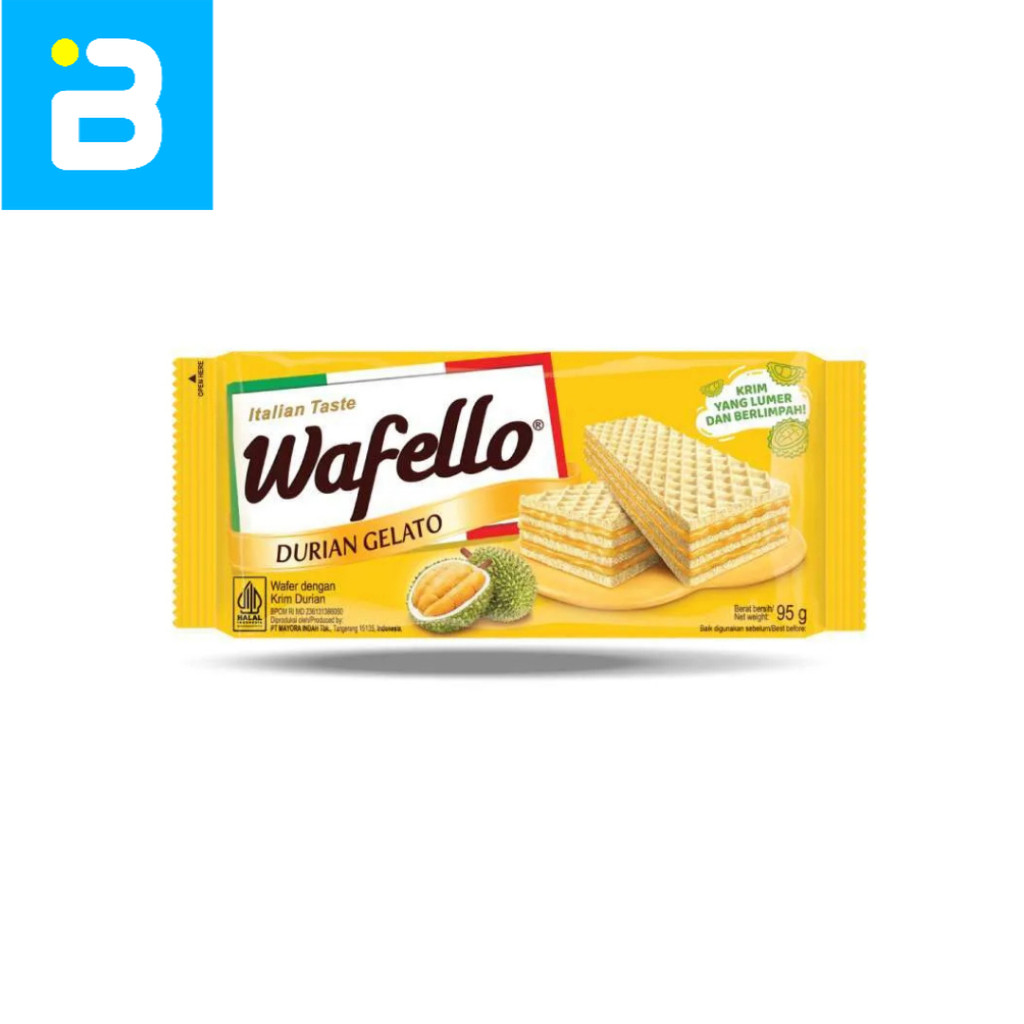 

Wafello Wafer Durian Gelato 95G