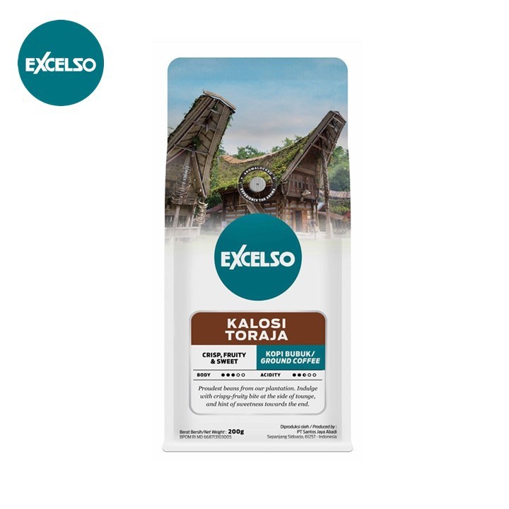 

JAMIN MURAH !!!Excelso Kalosi Toraja Bubuk Kopi 200 gr x 2(BISA LANGSUNG ORDER)