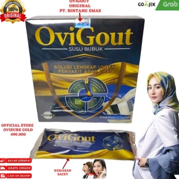 

PROMO OviGout Milk Official Store Asli 1 Box Isi 12 Sachet - Susu Bubuk Murni Berkalsium Tinggi Mengobati Nyeri Sendi, Asam Urat, Reumatik, Pegal Linu, Kebas Kesemutan Ampuh | Ovigout 100% Original BPOM - Gratis Ongkir - Garansi Original Terpercaya