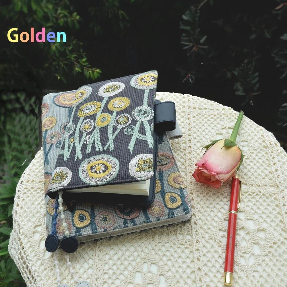 

Munimhoe Path Garden Embroidery Notebook Cover A6A5 Student Notepad Protective Case Handmade, Office & School Supplies