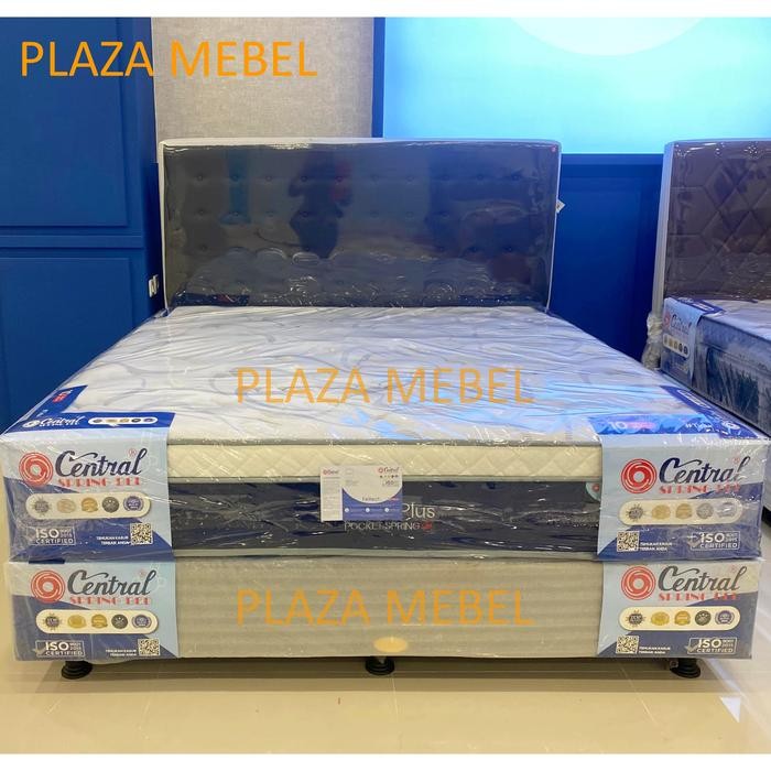 Kasur Matras Springbed Central Deluxe Plus Pocket Spring - Kasur 120x200