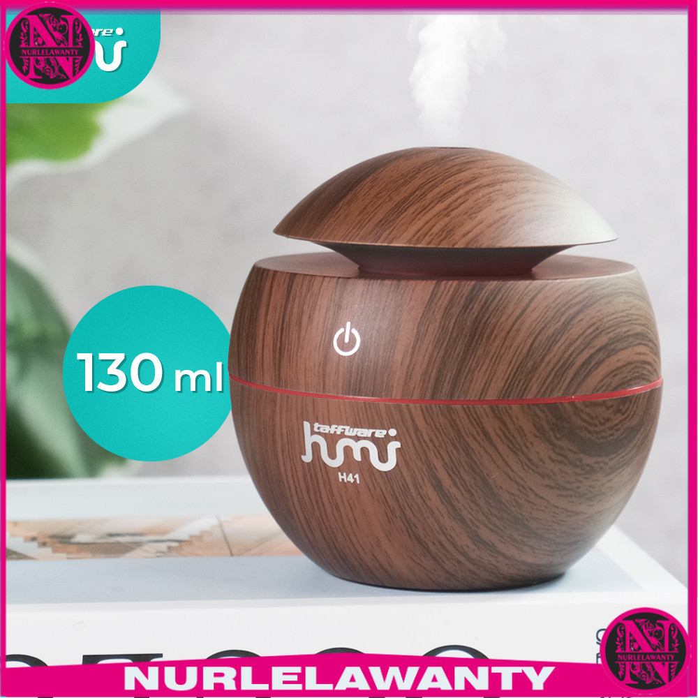 

- Taffware HUMI Air Humidifier Aromatherapy Oil Diffuser Wood 130ml - H41 -
