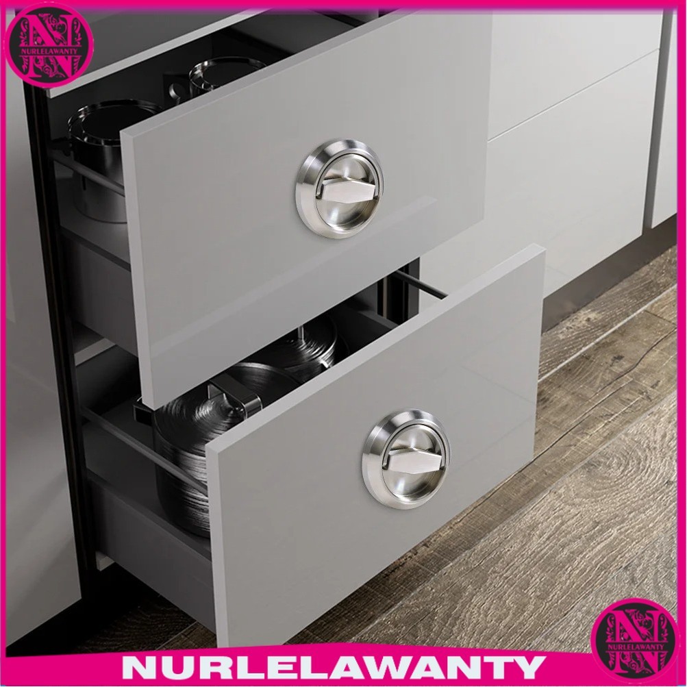 

- CHITOP Gagang Pintu Kabinet Laci Minimalis Hidden Door Handle 1 PCS - SS304 -