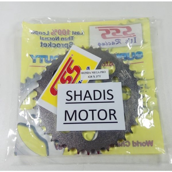 Ger SSS Motor Honda Mega Pro GL CB 150 R CBR 150 R Verza Tiger Belakang Ukuran 428 - 37T Gear Motor