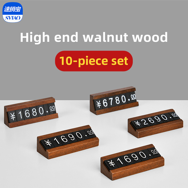 

Boxed Combined Price Label Euro Snap Number Digit Cubes Stick For Clothes Phone Laptop Jewelry Showcase Counter Display Sign