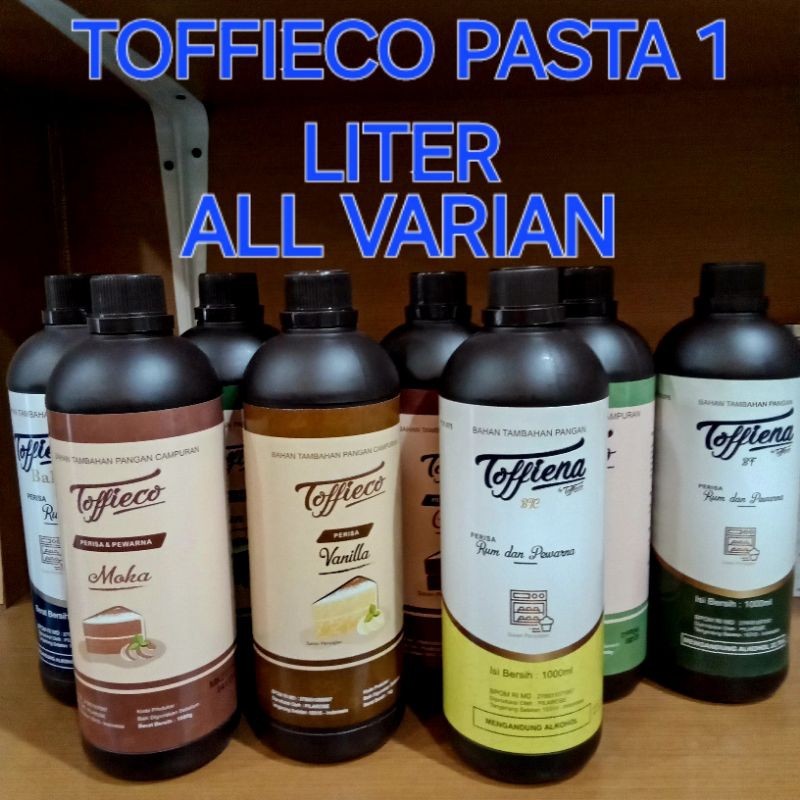 

SALE Toffieco Pasta & Rhum 1Kg Berbagai Aroma - Perisa & Pewarna