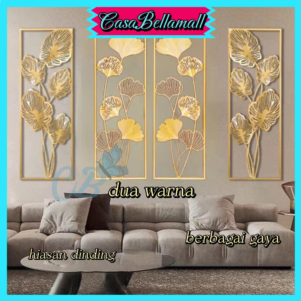 New Termurah-CODWall Decor Hiasan Nordic Dinding/mural tanaman besi/gaya minimalis modernPremium