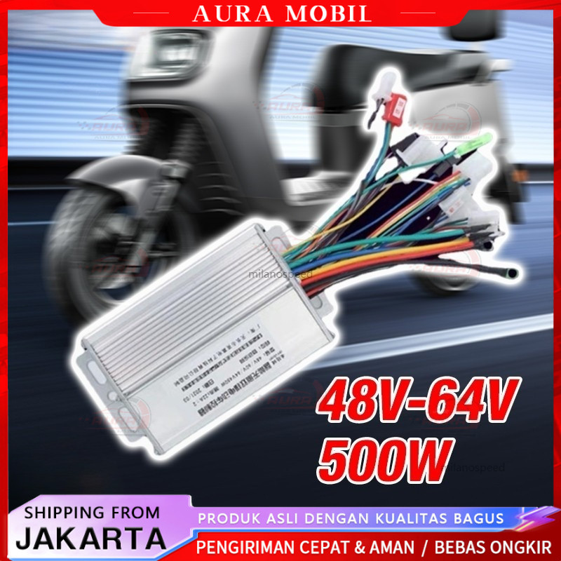 Controller sepeda listrik 36v 48v 350w bldc brushless kontroler selis universal 36volt 48volt 350wat