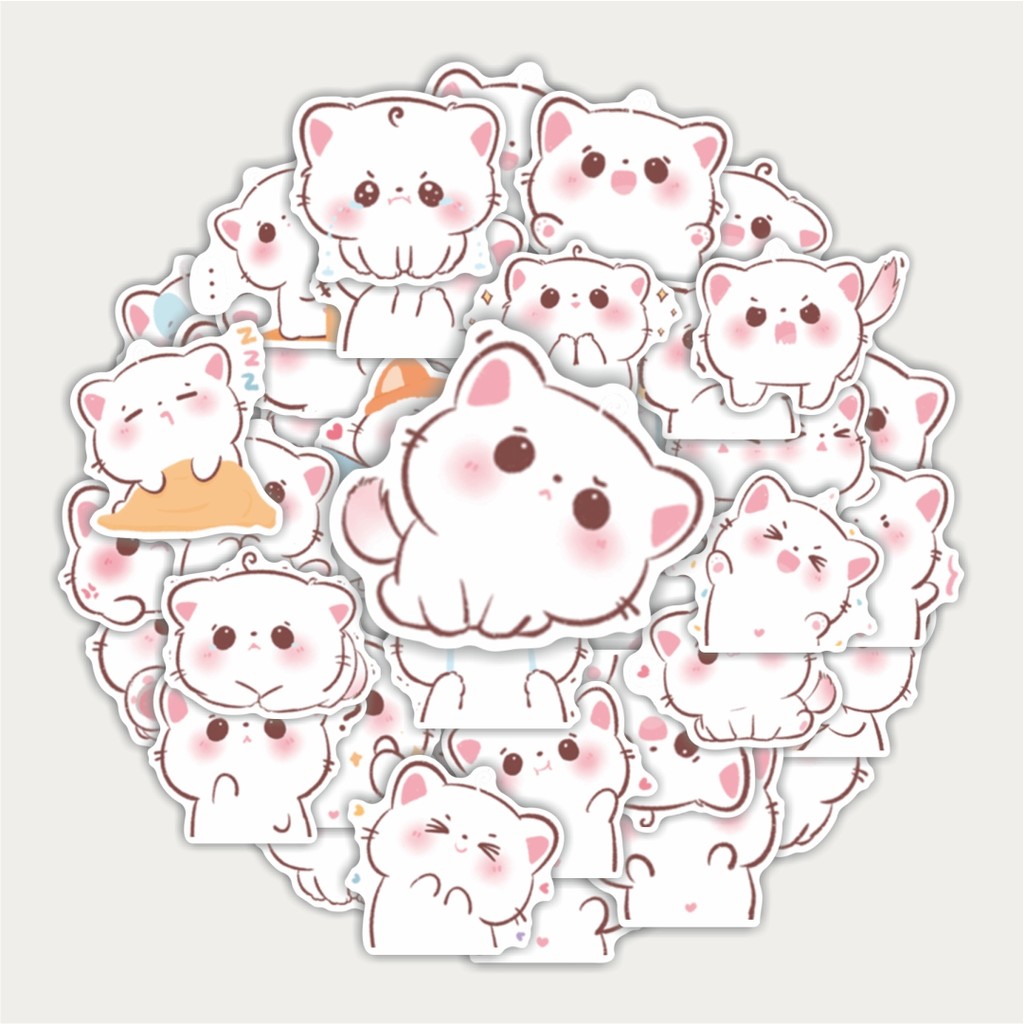 

Sticker Pack Stiker Animal Cat Mameow Cute [Kucing] | Sticker TUMBLR | Stiker LAPTOP KOPER HELM