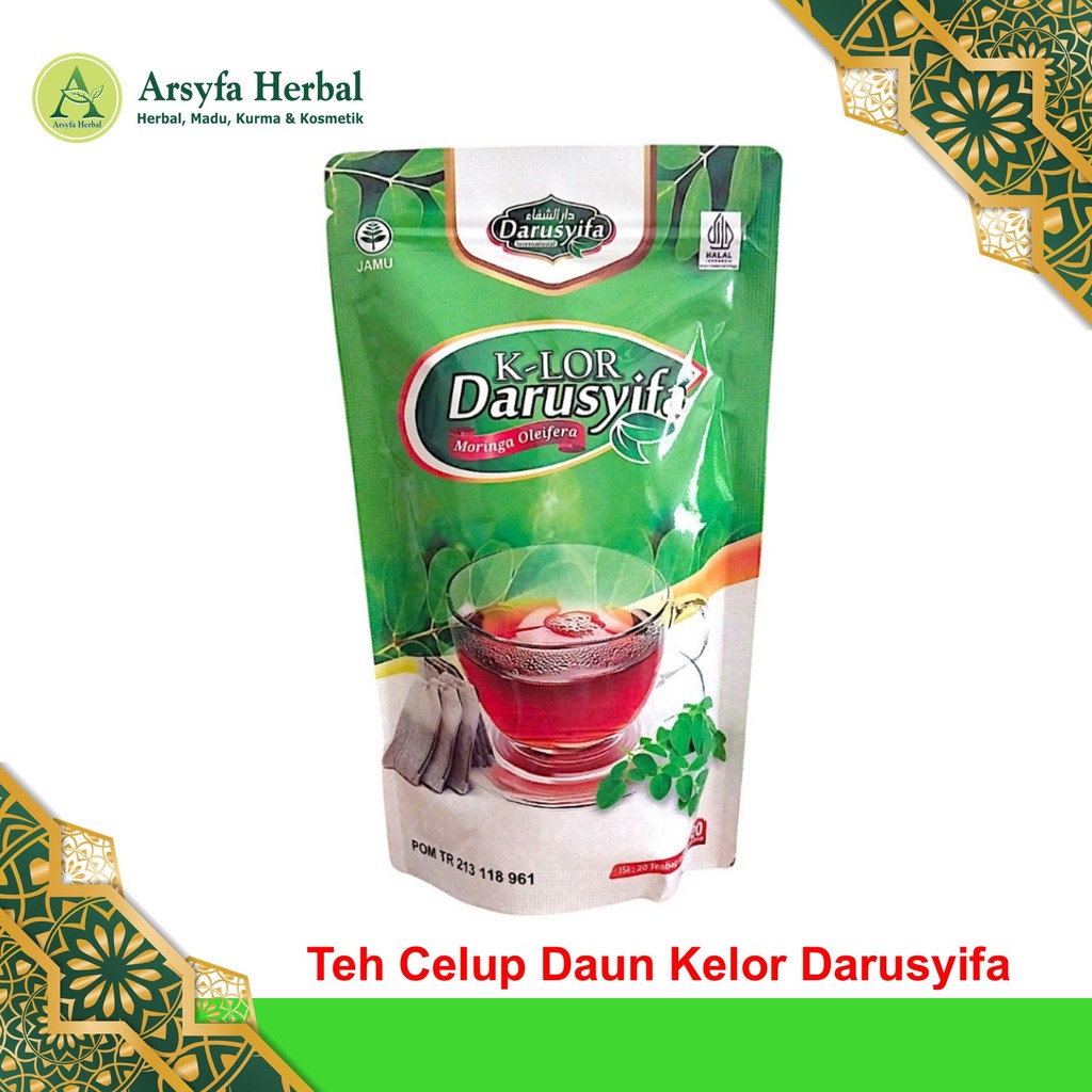 

[ COD ] | Teh Kelor - Teh Daun Kelor - Daun Kelor - Obat Kanker - Teh Celup Daun Kelor Darusyifa