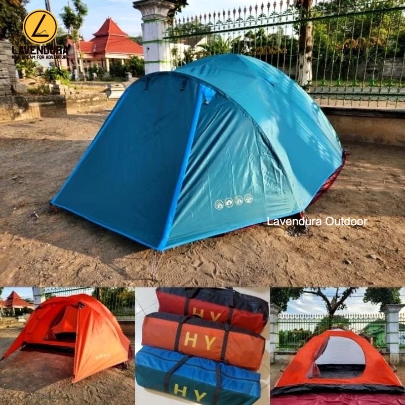 Tenda Campng HY BC 4 Tenda HY Borneo 4 Tenda Kapasitas 4-5 Orang 3000PU Tenda HY 4p 4 p kapasitas 4 