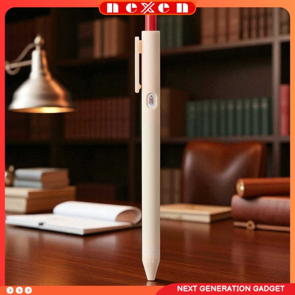 

Pena Pulpen Gel Small Window Pattern Quick Dry Black Ink 1 PCS - K1053