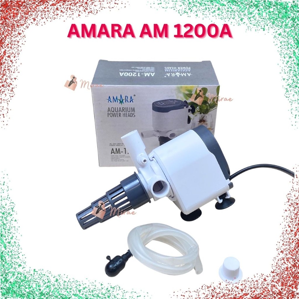 Amara AM 1200A Pompa Air Celup Aquarium Aquascape Pompa Kecil Aquarium