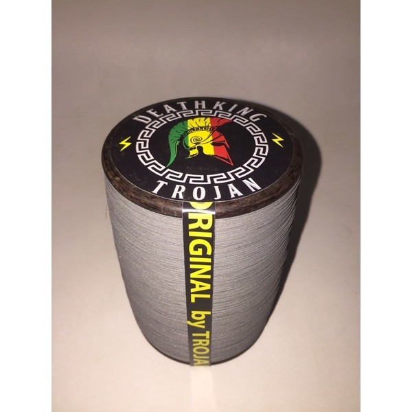 Senar Gelasan Trojan Death King Matot Abu Import Senar Mati 023 Death String Klos Kayu Original 6000