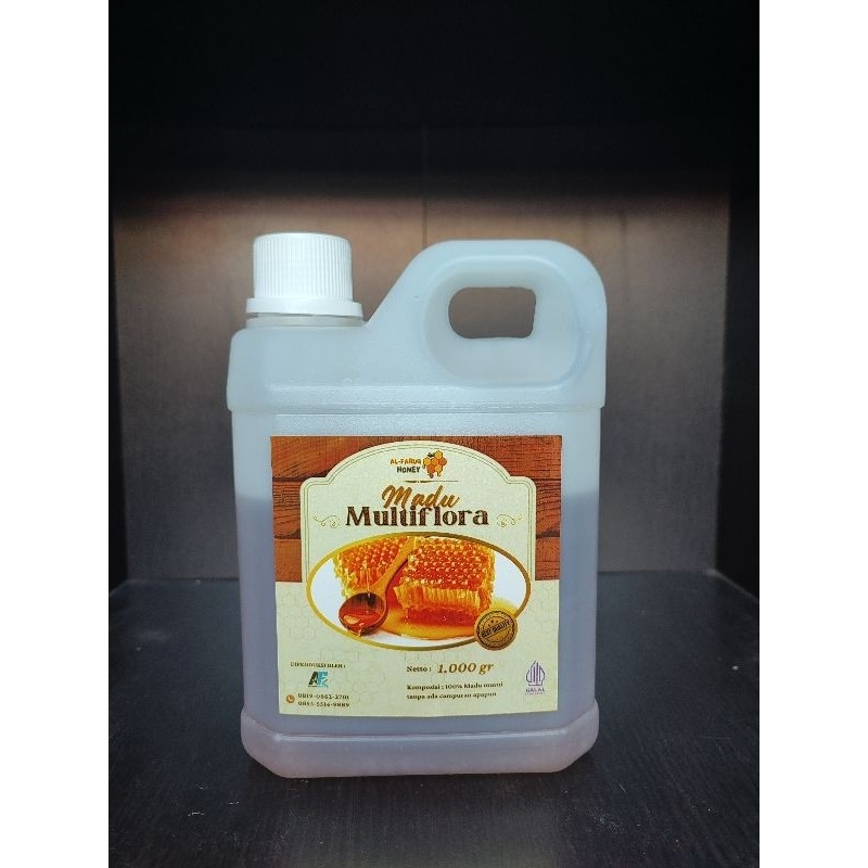 

Madu Multiflora 1.000 gr Premium || Al-Faruq Honey