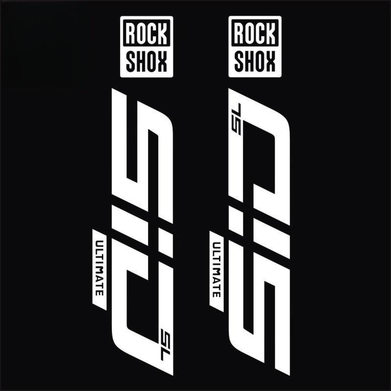 2024 Rockshox SID SL Ult3P Mountain Bike Front Fork Sticker MTB Bicycle Decals Cycling Decorative Wa
