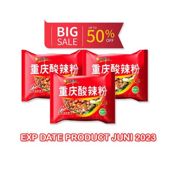 

Paket Jia Xiang Ren Chongqing Hot and Sour Noodles [115gr x 3pcs]
