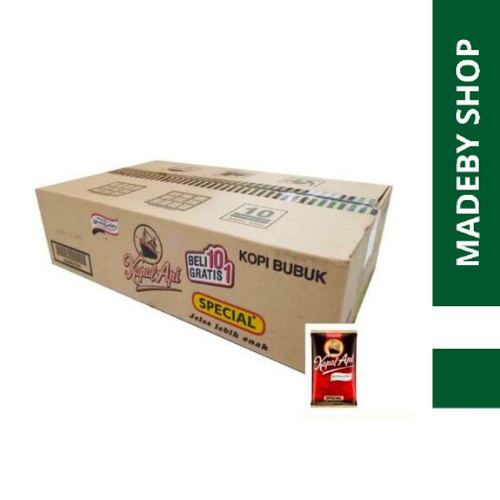 KOPI KAPAL API BUBUK KECIL MINI 6 GR TANPA GULA 1 DUS