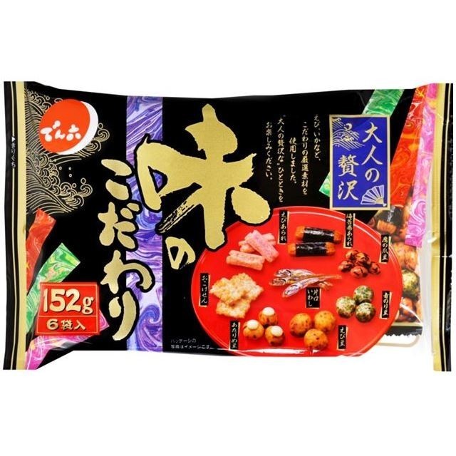 

Denroku Aji no Kodawari Rice Cracker Snacks Mix JAPAN